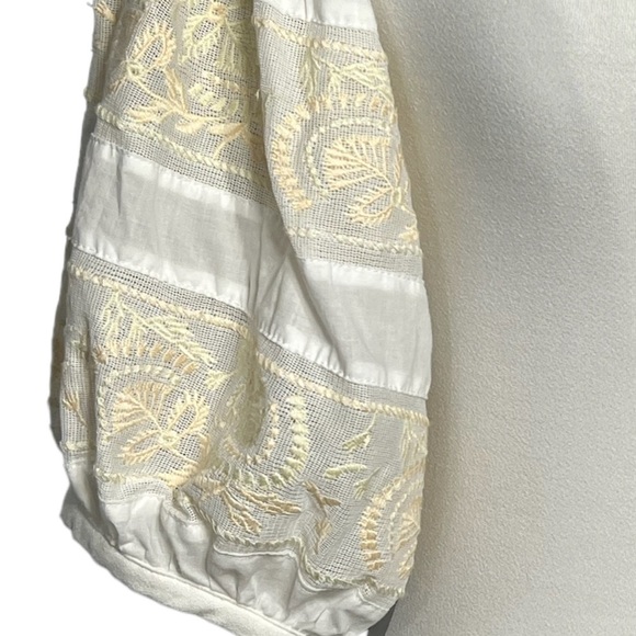 Free People ivory rock with it off the shoulder top size S - Picture 6 of 13